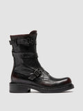 DAKOTA 004 - Burgundy Leather Zipped Boots Officine Creative - 1