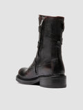DAKOTA 004 - Burgundy Leather Zipped Boots Officine Creative - 4