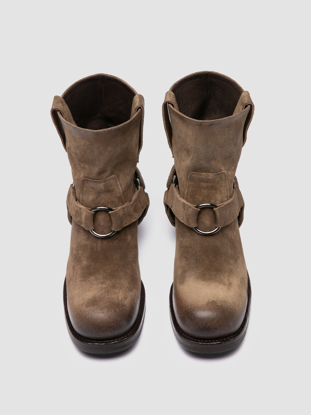 DANA 003 - Taupe Suede Pull-On Boots Officine Creative - 2