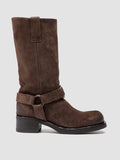 DANA 004 - Brown Suede Pull-On Boots Officine Creative - 1