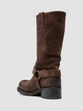 DANA 004 - Brown Suede Pull-On Boots Officine Creative - 4
