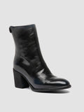 DELICE 002 - Black Leather Zip Boots