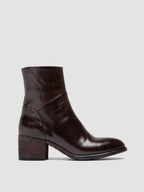 DENNER 107 - Burgundy Leather Zip Boots