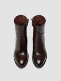 DENNER 107 - Burgunderrote Lederstiefel mit Reißverschluss - thumb image 2,side view