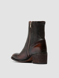 DENNER 127 - Brown Leather Zipped Boots Officine Creative - 4