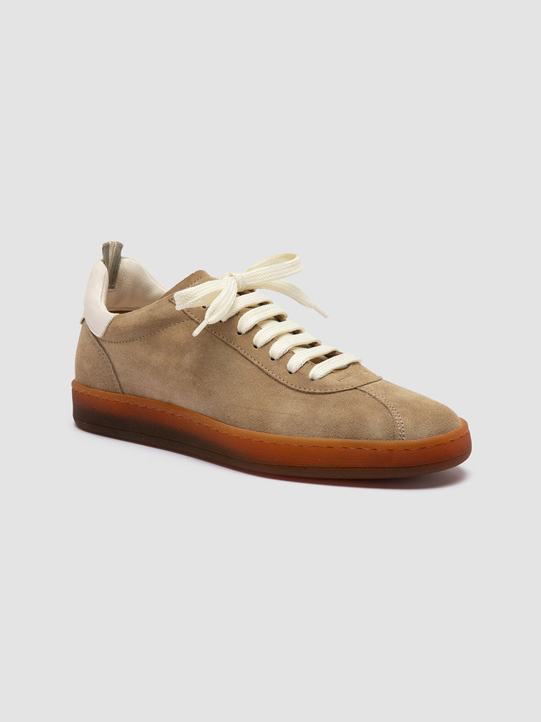 DESTINY 101 - Brown Leather and Suede Low Top Sneakers Women Officine Creative - 3