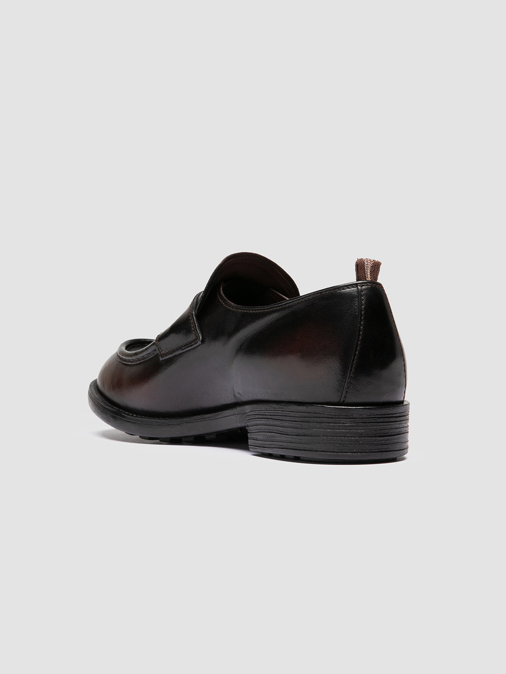 DIARY 001 - Black Leather Penny Loafers - image 4,side view