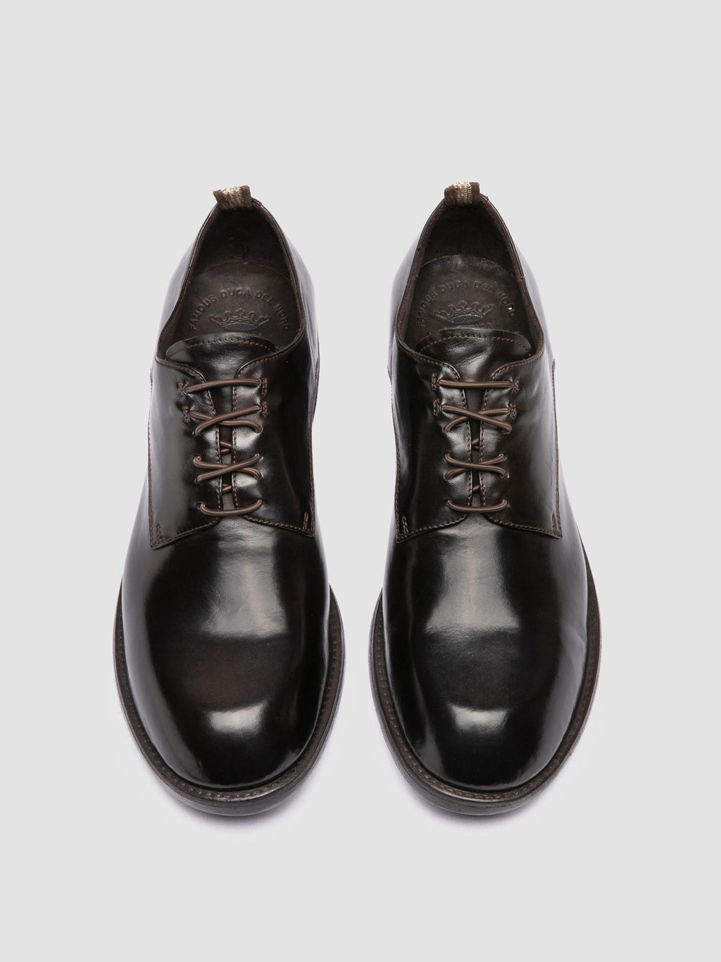 DIARY 009 - Brown Leather Derby Shoes Officine Creative - 2