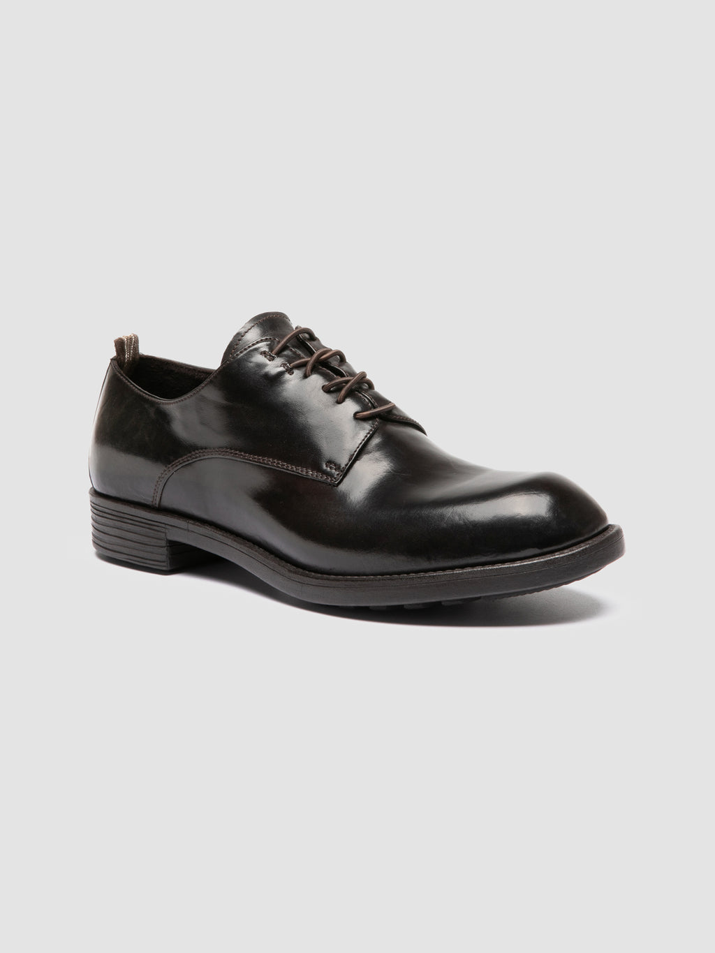 DIARY 009 - Brown Leather Derby Shoes Officine Creative - 3
