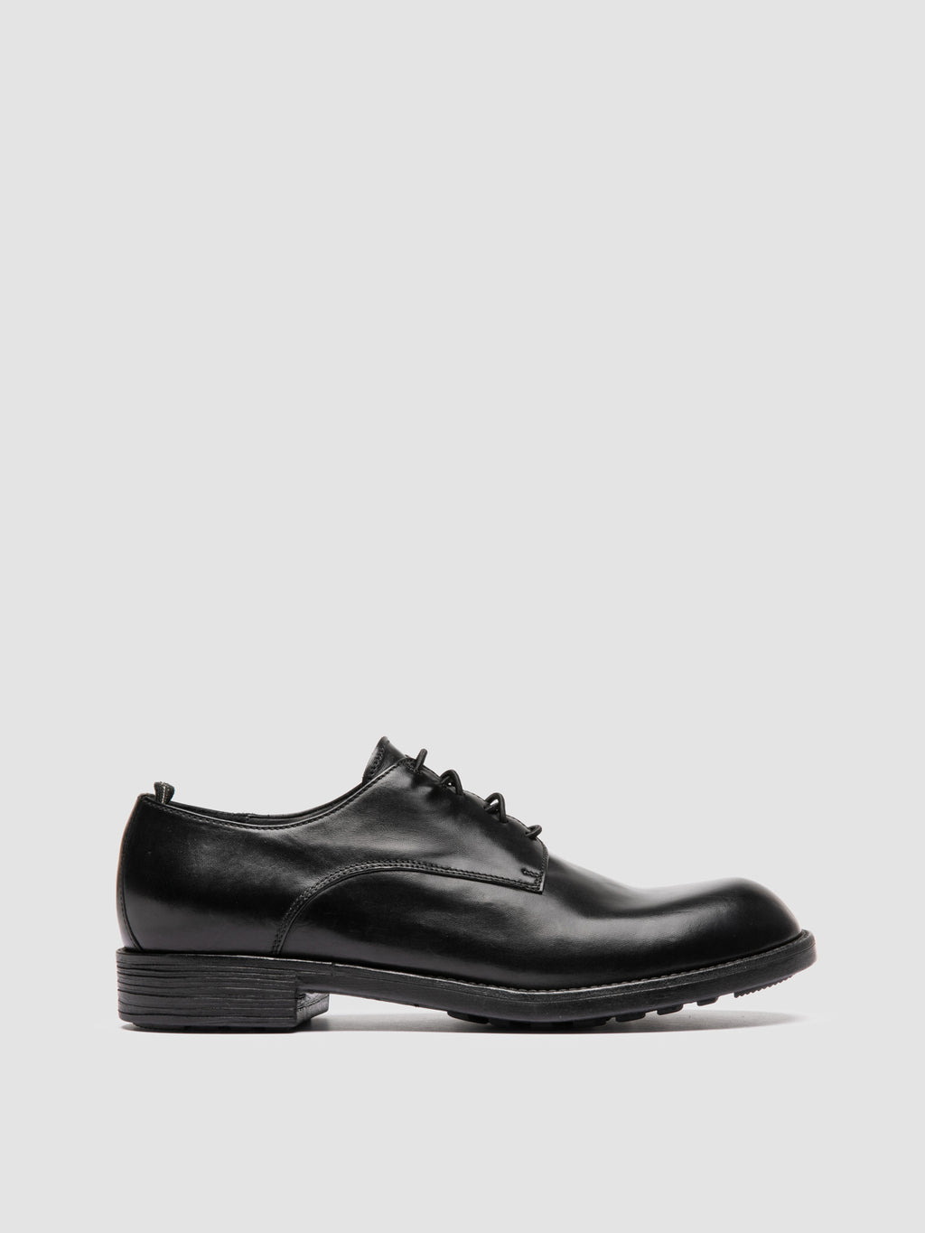 DIARY 009 - Black Leather Derby Shoes Officine Creative - 1