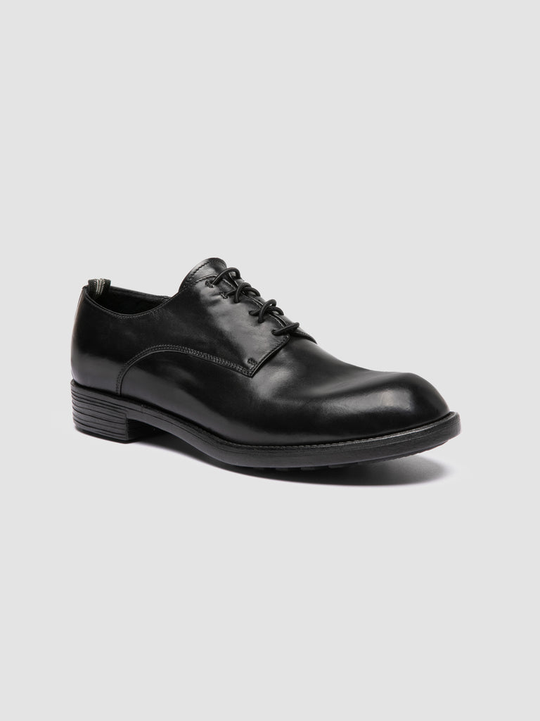 DIARY 009 - Black Leather Derby Shoes Officine Creative - 3