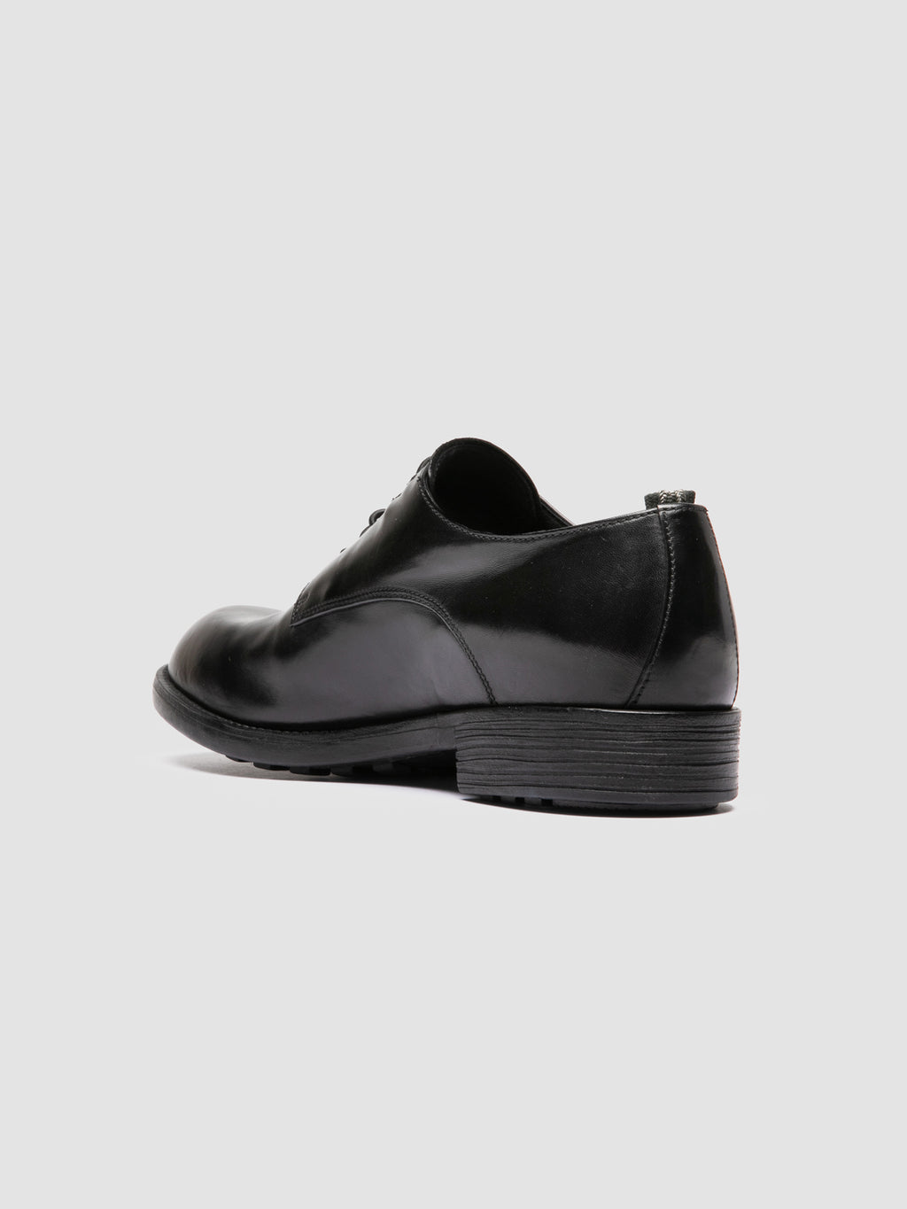 DIARY 009 - Black Leather Derby Shoes Officine Creative - 4