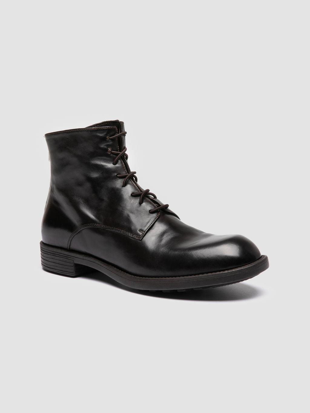 DIARY 010 - Brown Leather Zipped Boots Officine Creative - 3