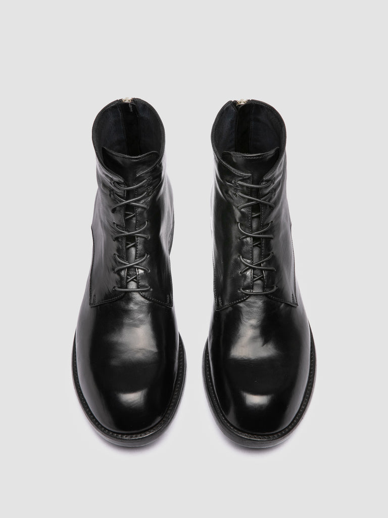 DIARY 010 - Black Leather Zipped Boots