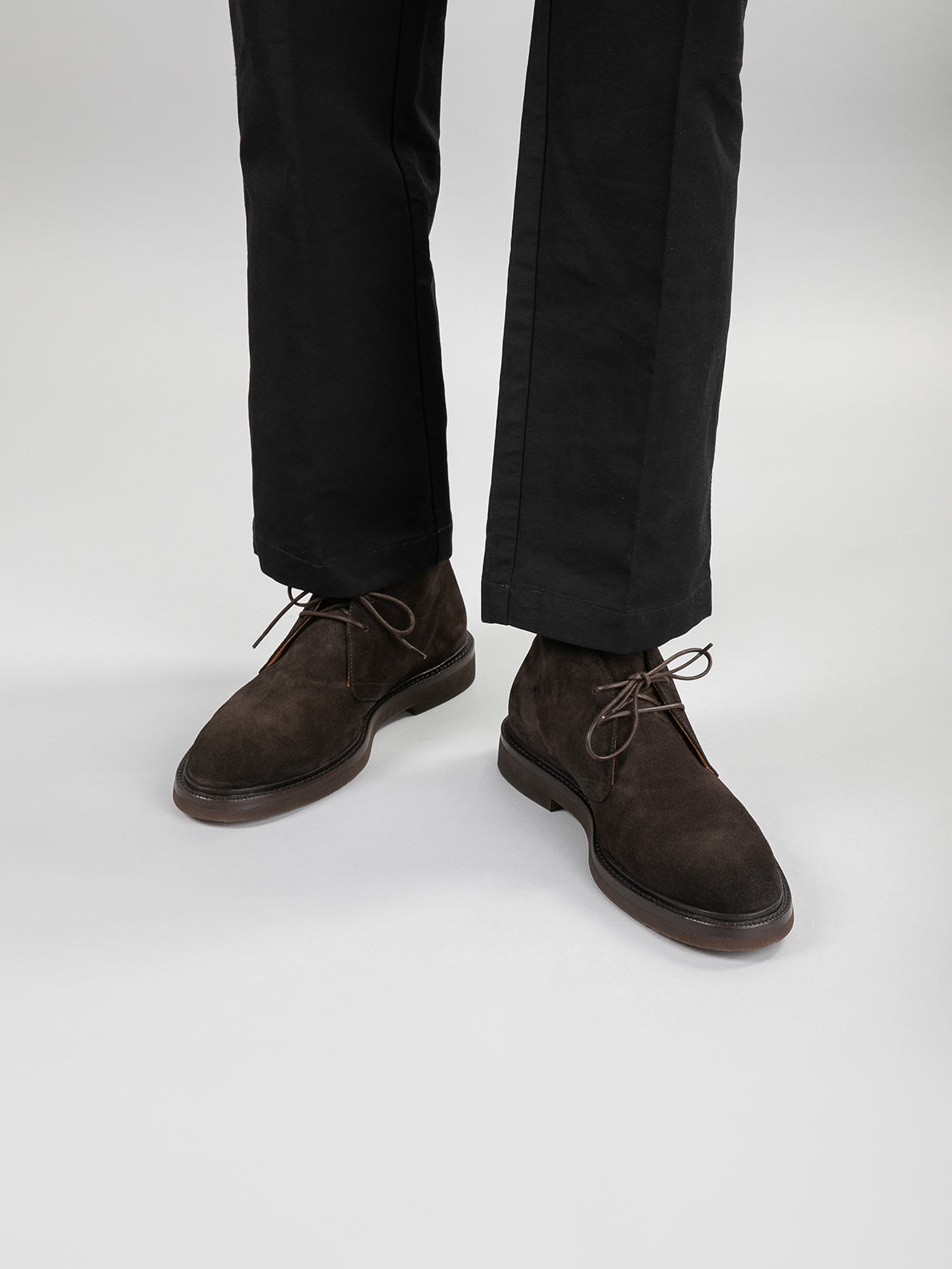 Men's Brown Suede Boots DUDE FLEXI 004 – Officine Creative