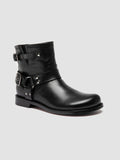 EMERALD 016 - Black Leather Pull-On Boots Officine Creative - 3
