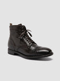 EMORY CAOU 014 - Dark Brown Leather Boots