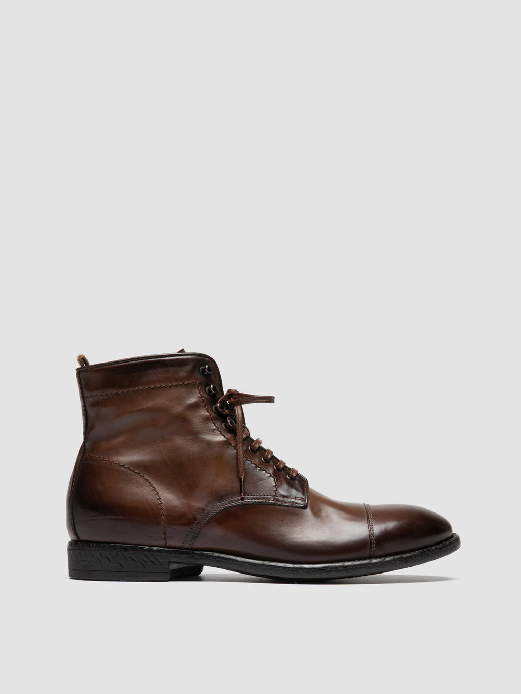 EMORY CAOU 014 - Light Brown Leather Boots