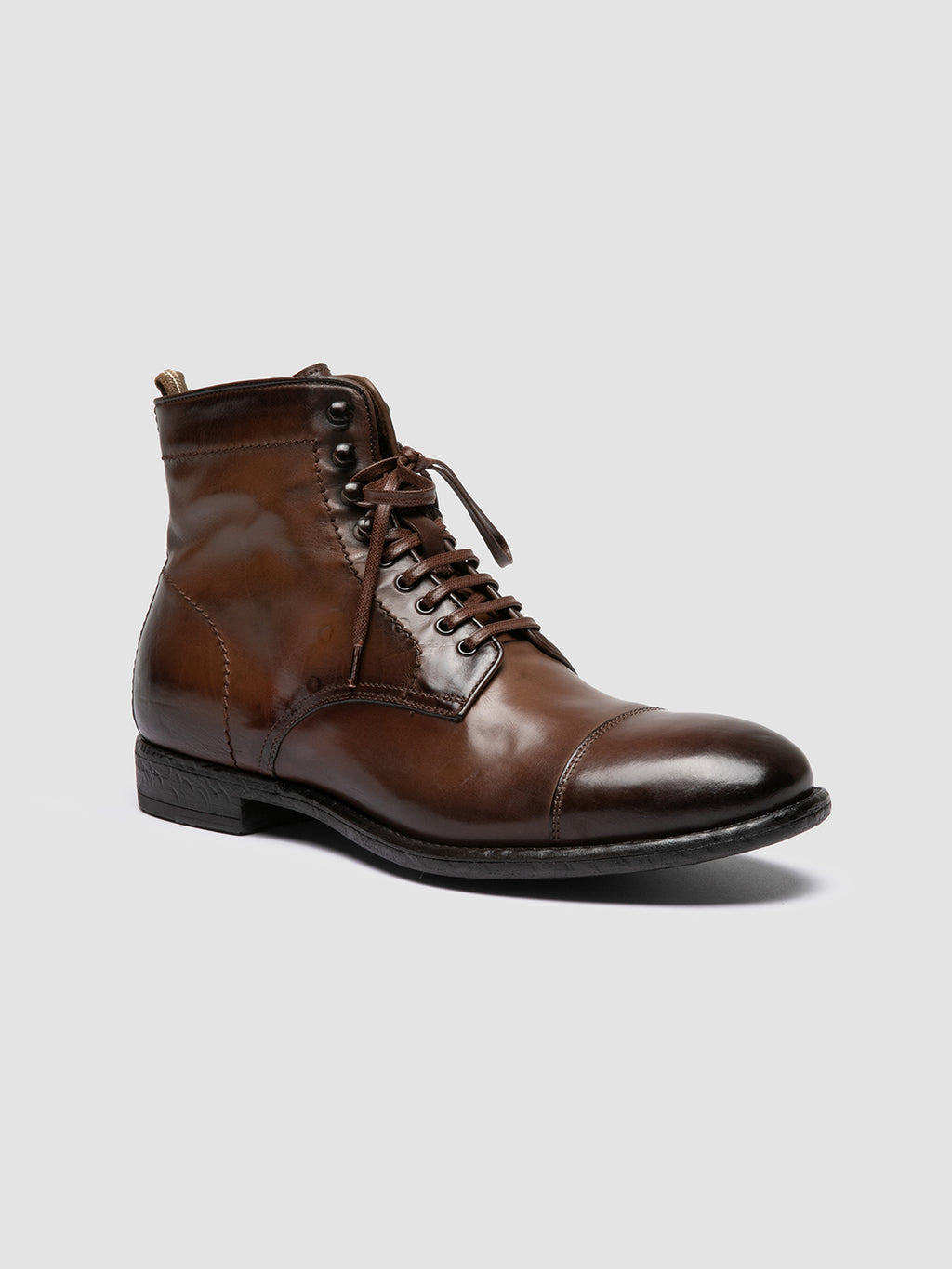 EMORY CAOU 014 - Light Brown Leather Boots