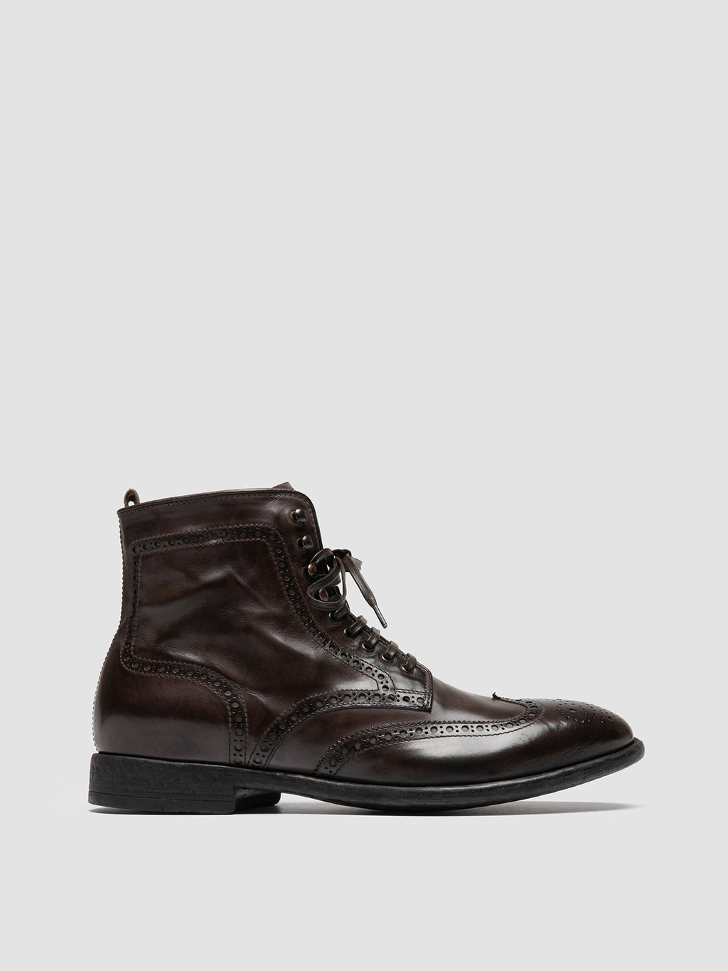 EMORY CAOU 016 - dunkelbraune Lederstiefel