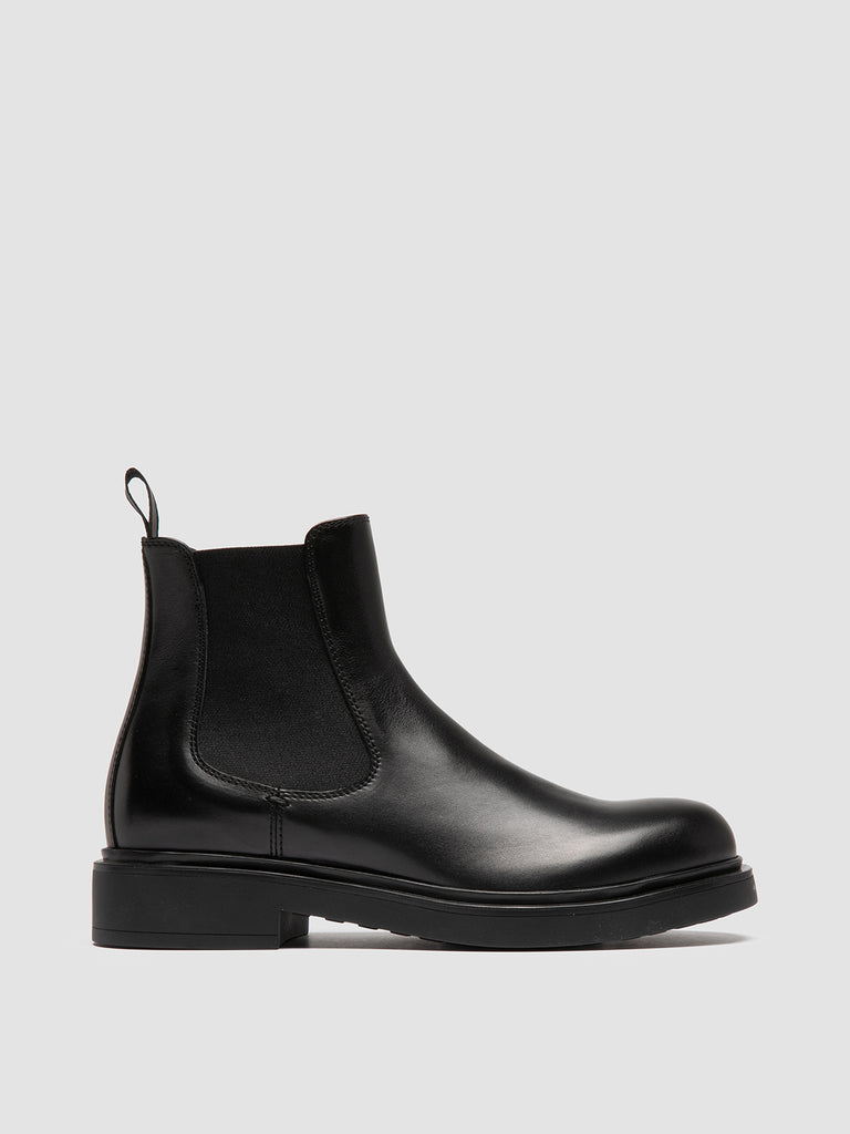 ENGINEER 107 - Black Leather Chelsea Boots