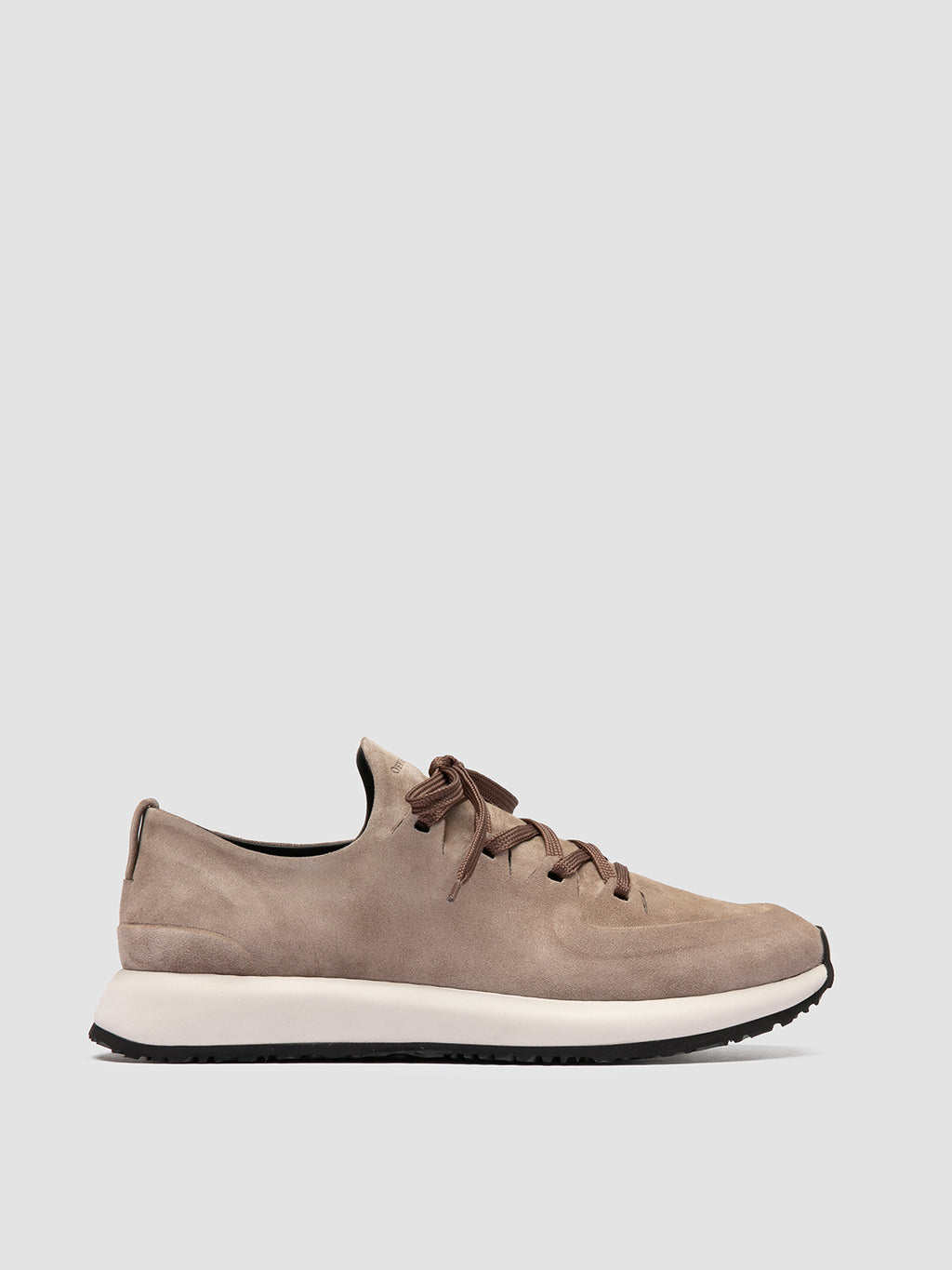 ENTIRE 001 - Grey Suede Sneakers - image 1,side view