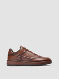 ERASER 001 - Brown Leather Sneakers Officine Creative - 1
