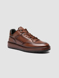 ERASER 001 - Brown Leather Sneakers Officine Creative - 3