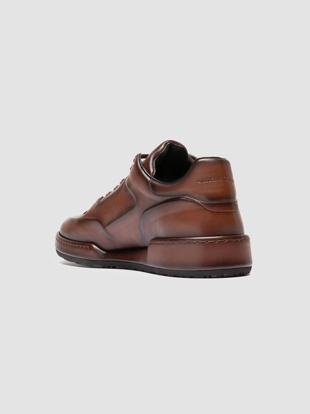 ERASER 001 - Brown Leather Sneakers Officine Creative - 4