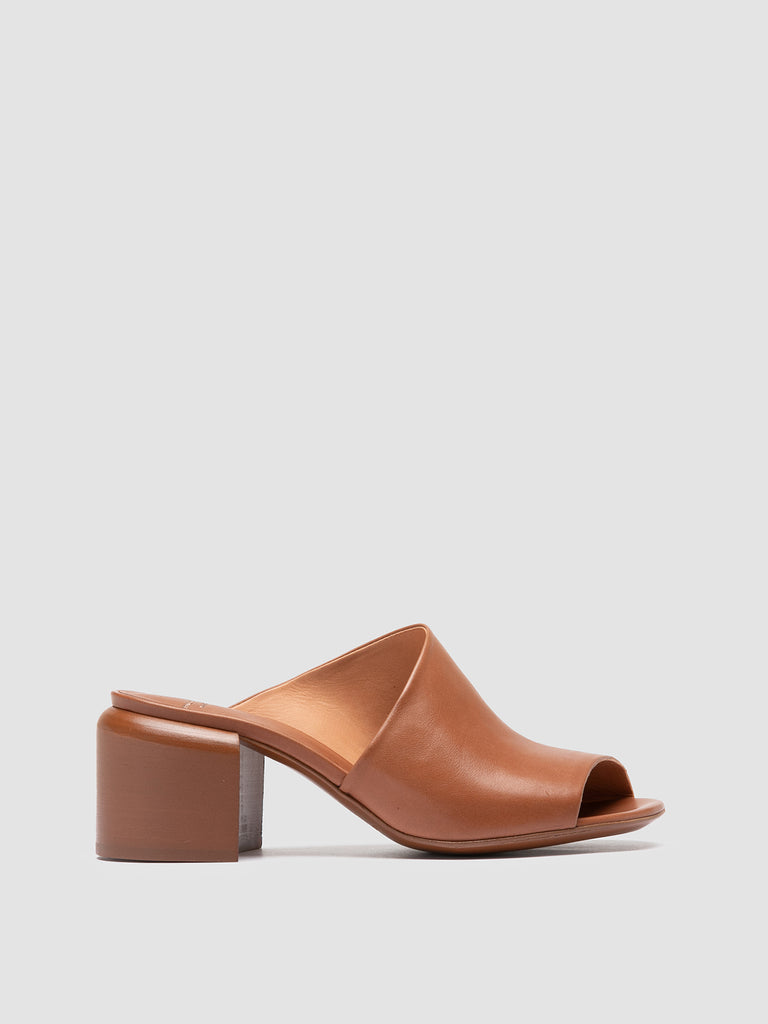 ETHEL 007 - Brown Leather Sandals