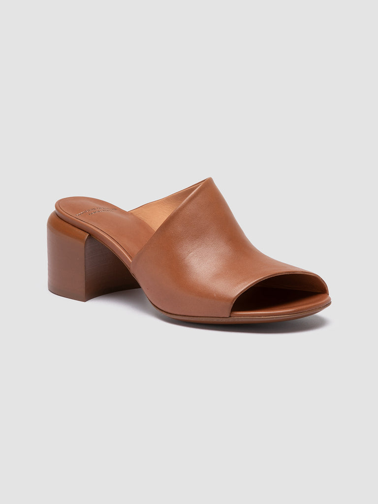 ETHEL 007 - Brown Leather Sandals Women Officine Creative - 3
