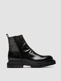 EVENTUAL DD 104 - Black Leather Zip Boots - thumb image 1,side view