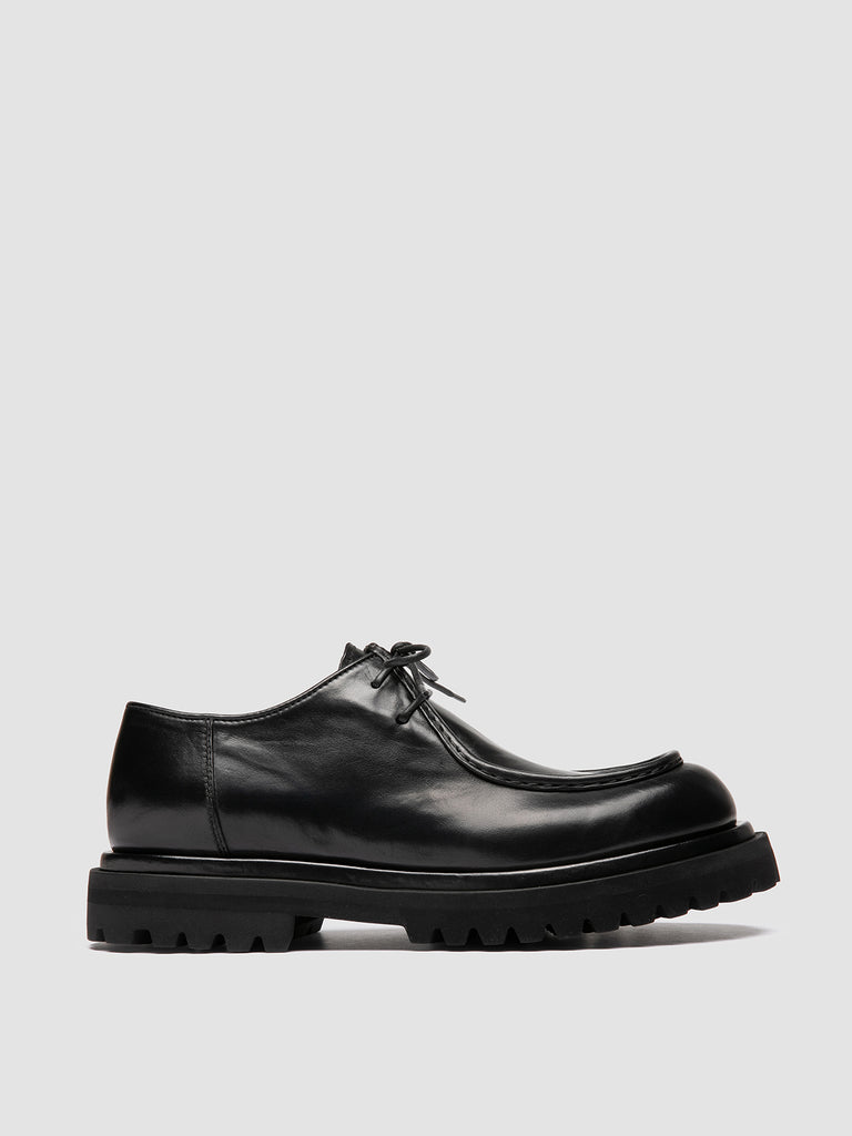 EVENTUAL DD 109 - Black Leather Derby Shoes