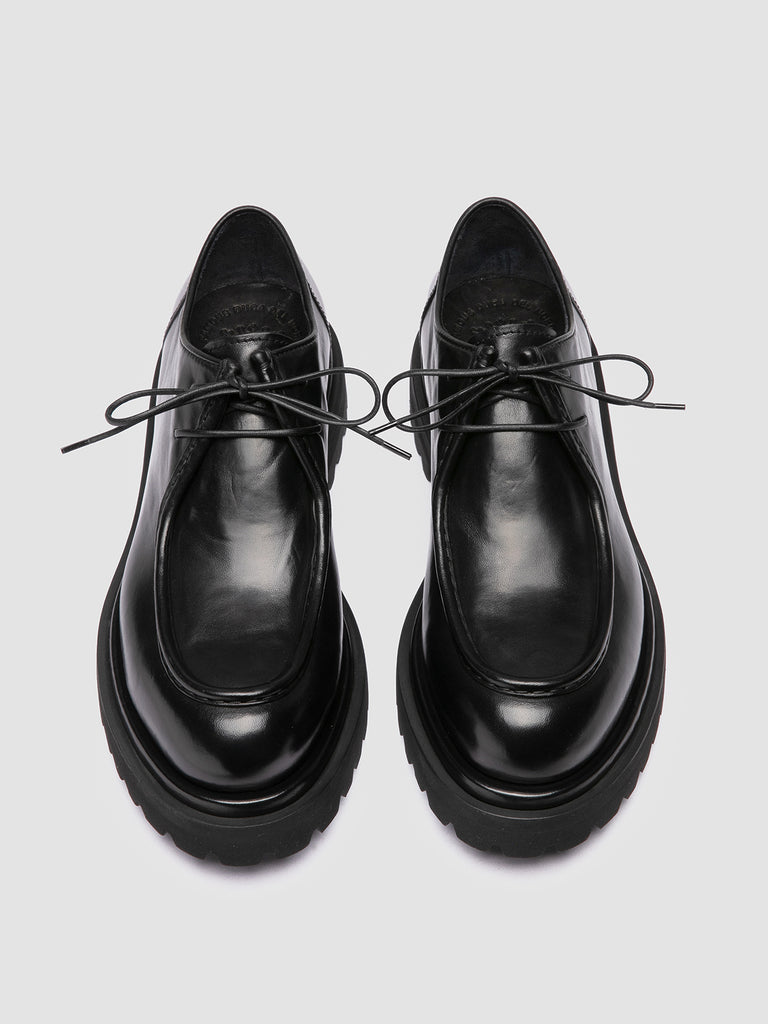EVENTUAL DD 109 - Black Leather Derby Shoes