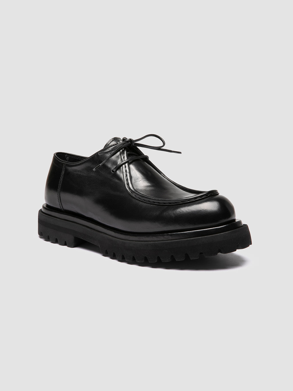 EVENTUAL DD 109 - Black Leather Derby Shoes Officine Creative - 3