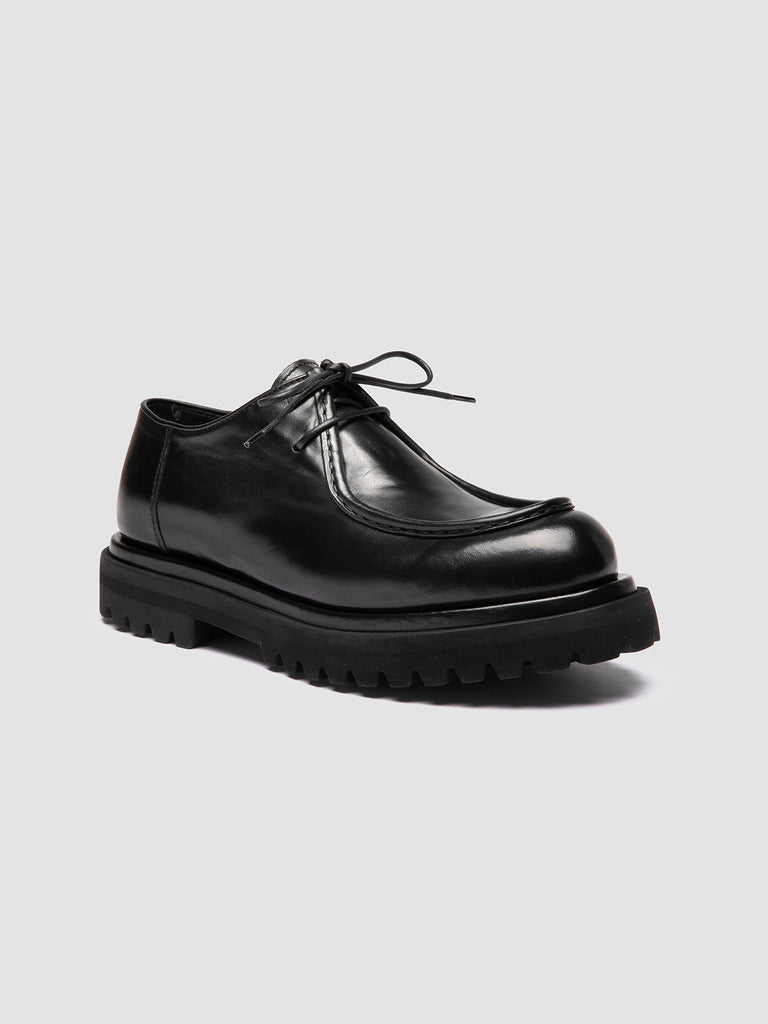 EVENTUAL DD 109 - Black Leather Derby Shoes Officine Creative - 3