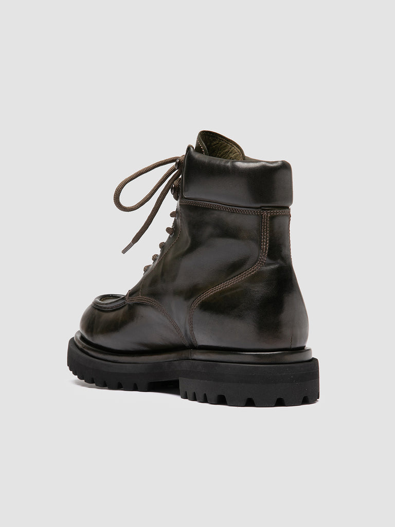 EVENTUAL DD 110 - Brown Leather Lace Up Boots