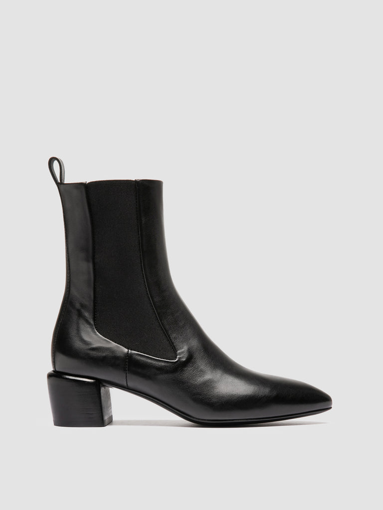 FEBE 003 - Black Leather Chelsea Boots
