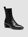 FEBE 003 - Black Leather Chelsea Boots - thumb image 3,side view