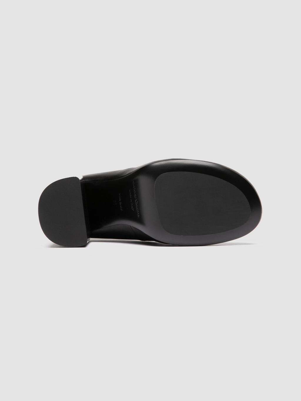 FELICIA 007 - Black Leather Ballerina Shoes - image 5,side view