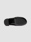 FELICIA 007 - Black Leather Ballerina Shoes - thumb image 5,side view