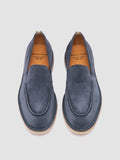 FLEXUS 001 -  Blue Suede Penny Loafers