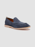FLEXUS 001 -  Blue Suede Penny Loafers