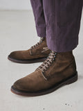 HOPKINS FLEXI 203 - Taupe Suede Lace-up Boots Officine Creative - 7