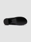FLORE 001 - Black Leather Ballerina Shoes