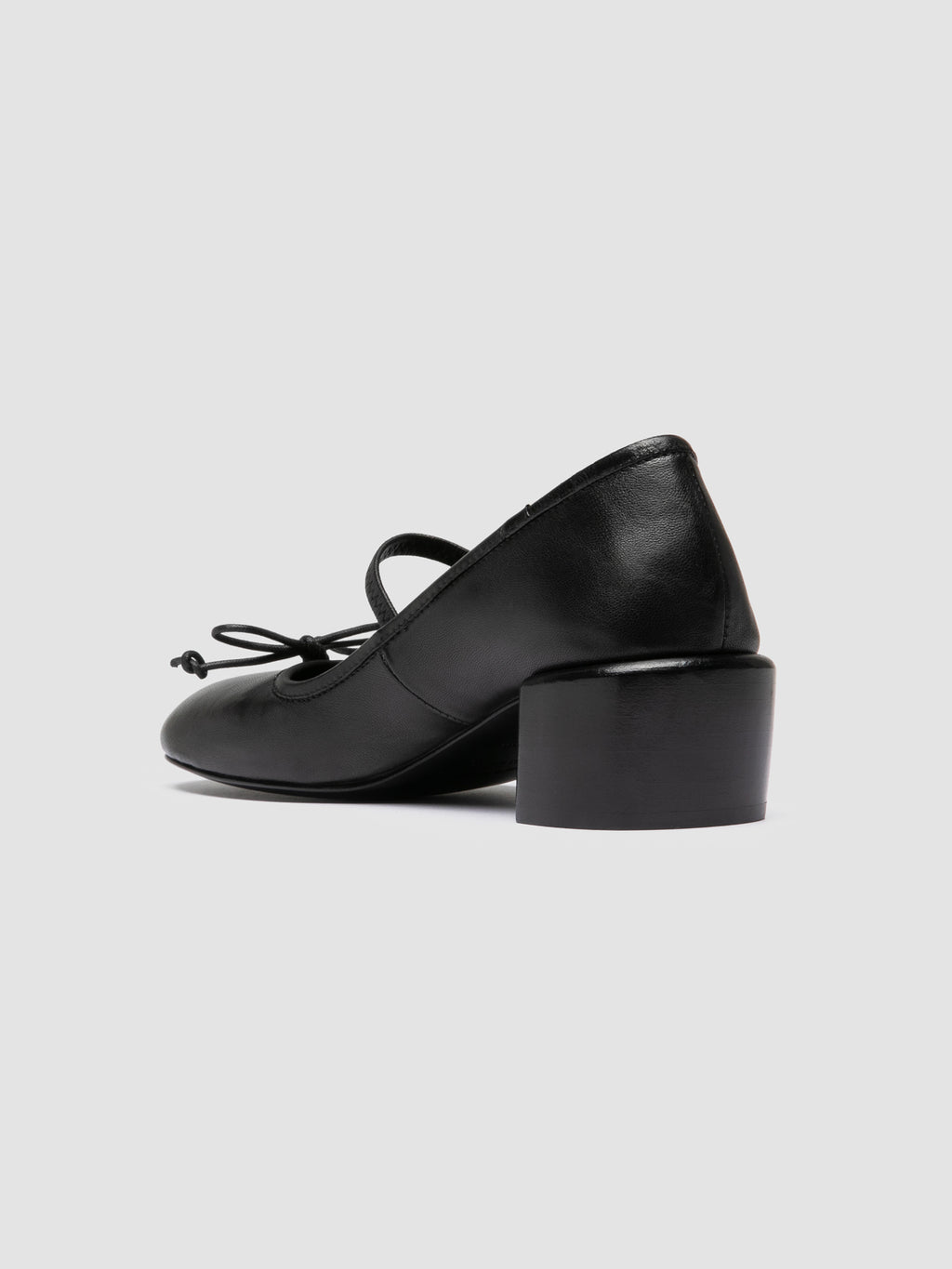 FLORE 009 - Black Leather Mary Jane Shoes Officine Creative - 4