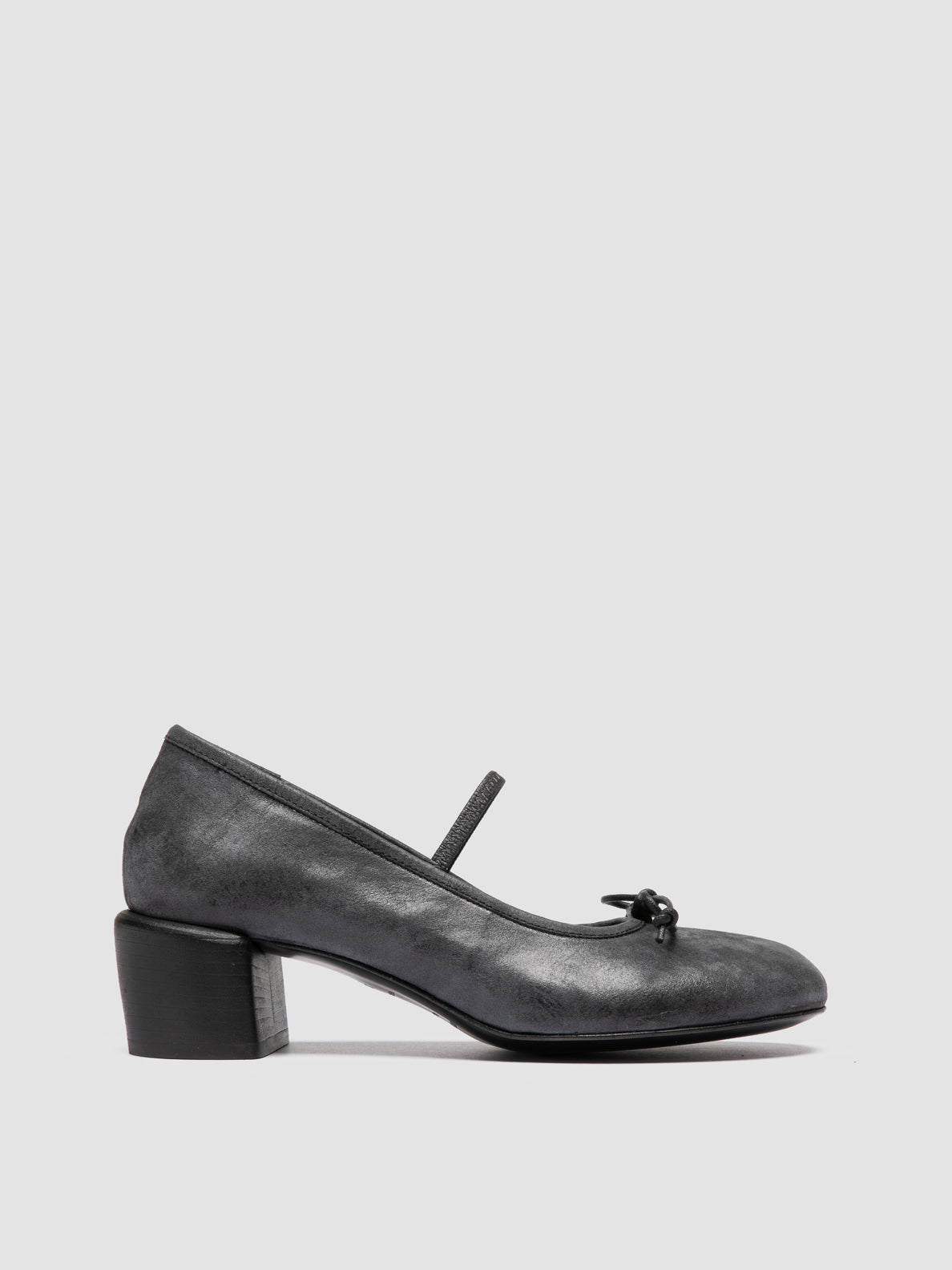 FLORE 009: Women's Black Leather Mary Jane Shoes – Officine Creative