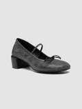 FLORE 009 - Black Leather Mary Jane Shoes Officine Creative - 3