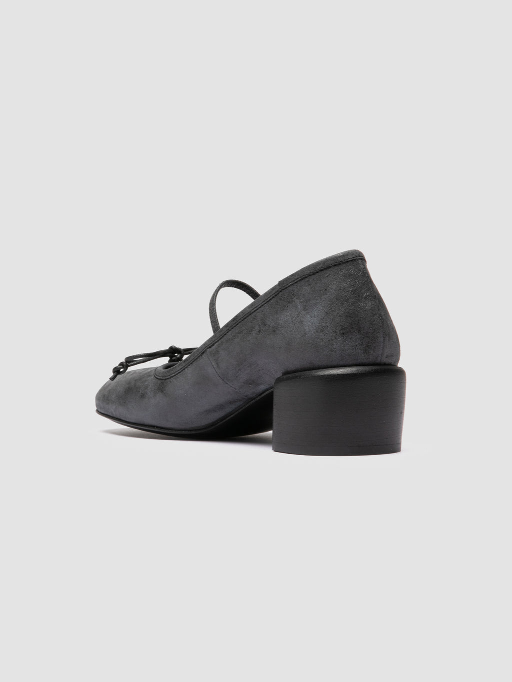 FLORE 009 - Black Leather Mary Jane Shoes Officine Creative - 4