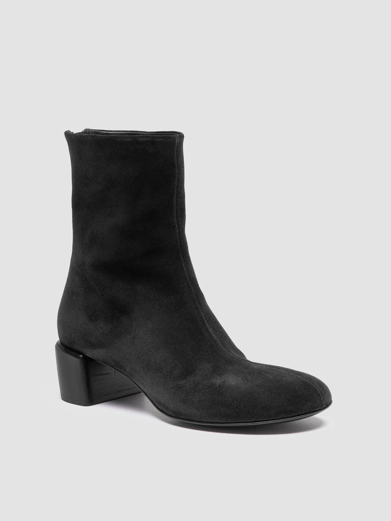 FLORE 012 - Black Suede Boots